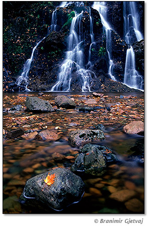 Image of waterfall in Wentworth Valley, Nova Scotia