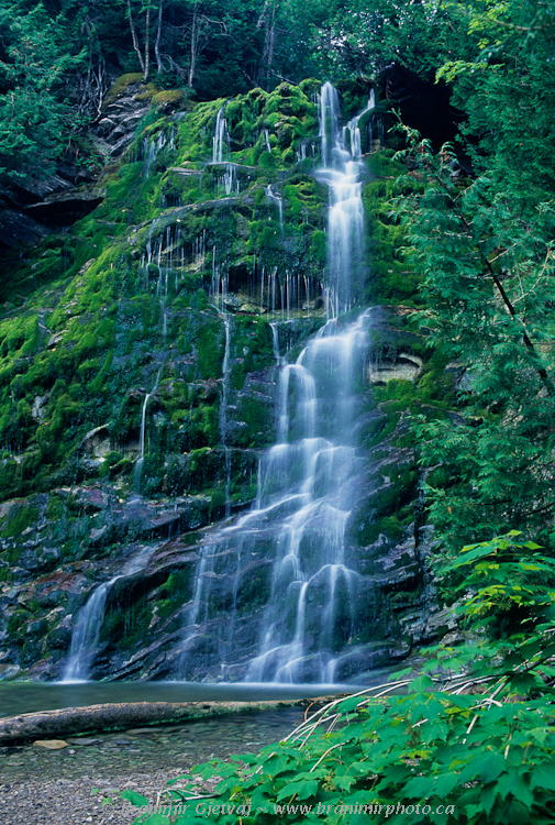 La Chute waterfall, Forillon National Park, Gaspe Peninsula, Quebec