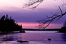 Sunset on lake, Kejimkujik National Park, Nova Scotia