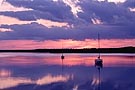 Sailing boats at sunset, Tatamagouche, Nova Scotia