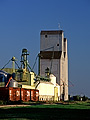 grain elevators, Duck Lake