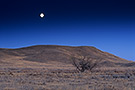 moonrise over prairie, Grasslands National Park