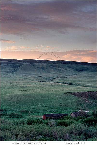 ranching homestead, Cypress Hills, Saskatchewan