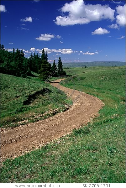 Cypress Hills, Gap road, Saskatchewan