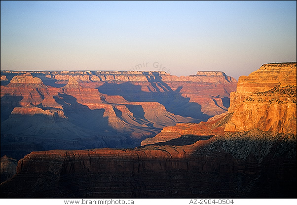 Grand Canyon at sunset, Chiricahua Natl. Monument