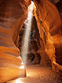 Beam of light, Antelope Canyon, Arizona