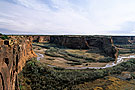 overview of  Canyon de Chelly, Arizona