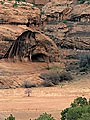 view of canyon walls,  Canyon de Chelly, Arizona