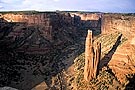 Spider Rock at sunset, Canyon de Chelly, Arizona