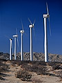 Wind turbines, Palm Springs, California