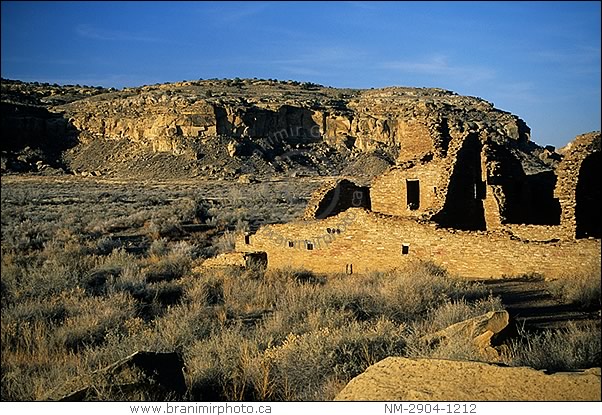 Pueblo Bonito ruins, Chaco Culture, New Mexico