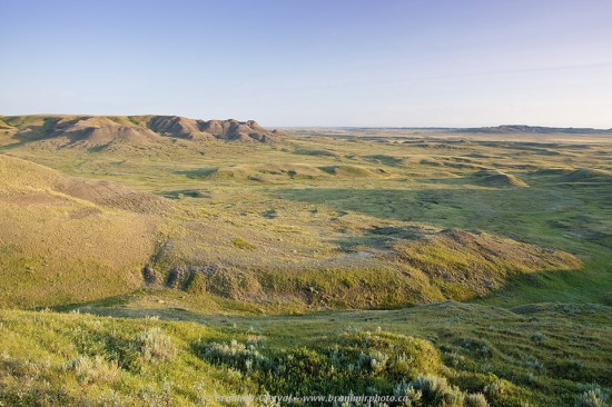 Frenchman River Valley and Three Siters Butte, Grasslands National Park - West Block, Saskatchewan