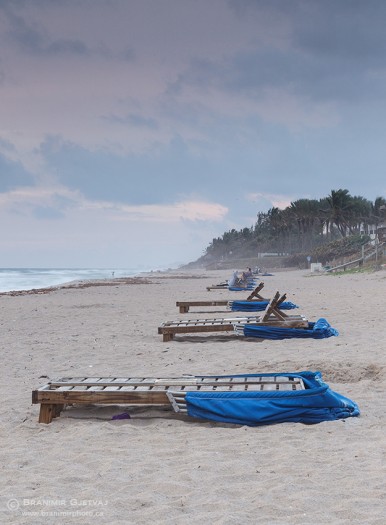 Beach chairs at Boynton Beach, Florida