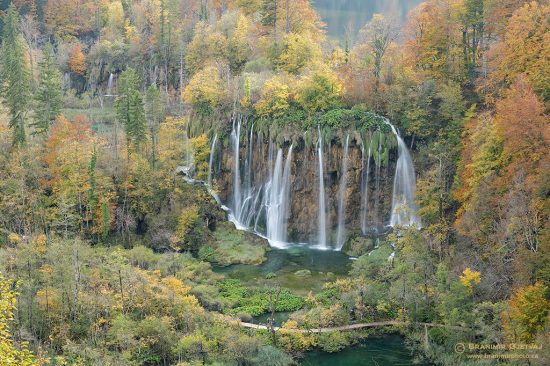 Plitvice Lakes National Park in autumn, Croatia